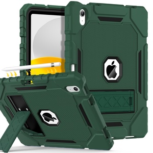 Funda Protectora de Silicona Resistente a Golpes con Soporte para Tablet iPad 10.2 Pulgadas 7/8/9ª Gen, Fundas para Apple 10ª Generación 2022 10.9 - Product Image 1