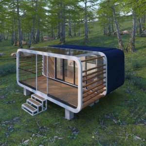 Paredes LED interactivas <span class=keywords><strong>de</strong></span> aula prefabricada <span class=keywords><strong>de</strong></span> próxima generación con sistema <span class=keywords><strong>de</strong></span> monitoreo <span class=keywords><strong>de</strong></span> calidad del aire Forma aerodinámica modelada por computadora - Product Image 1