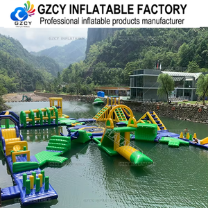 Équipement de parc aquatique gonflable en PVC pour adultes, toboggans aquatiques géants, parcours d'obstacles, parc d'attractions - Product Image 4