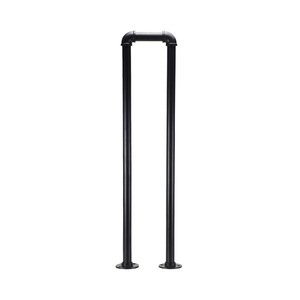 Pasamanos de escalera mate de hierro negro de estilo moderno Americano, soporte en forma de U, diseño de Villa, montado en la pared <span class=keywords><strong>para</strong></span> ancianos, garantía de 3 años SH102 - Product Image 5
