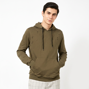 Professional Manufacturing of High-Demand Latest Arrival Men's Distressed Hoodie 100% Cotton Digital Printing for Winter - Product Image 1