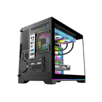 Nouvelles boîtes de PC de jeu personnalisées de haute qualité, vente en gros de boîtes de PC, boîtier de PC de taille moyenne Micro ATX, boîtier de PC RGB
