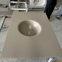 Dalles de marbre artificiel OEM & ODM, grandes dalles en acrylique, surface solide découpée sur mesure, 6-30 mm, surface brillante / mate, rebord de fenêtre