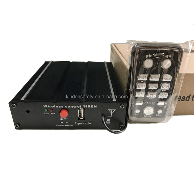 Wireless Controller 200W Electronic Car Warning Siren 100W Alarm System CJB7200-P5