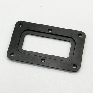 Lunette d'usinage CNC 6061 en aluminium anodisé noir mat pour accessoires électroniques avec capacités matérielles en acier inoxydable - Product Image 4