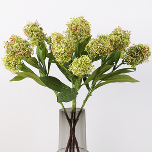 Artificial Floral <b>Flowers</b> Three Forked Taro Fruits High Simulation Wedding Home Decor Plastic <b>Silk</b> 58cm Long - Product Image 2