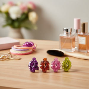 MNJ Hair Clips Resin Frame Colorful 12Pcs Set For Women And Girls - Product Image 1