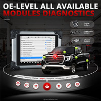 ZWNAV Autel Maxisys MS908S Pro II Scanner de diagnostic automobile Lecteur de code OBD2 Outil de codage ECU 12-220V 4+128 Go de mémoire 11600 mAh