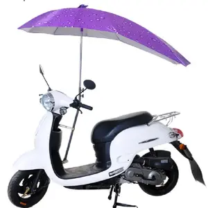 Guarda-chuva para sol, venda no atacado de fábrica, barato, forte, cobertura para vento, protetor solar, motocicleta, scooter elétrico, bicicleta, com logotipo
