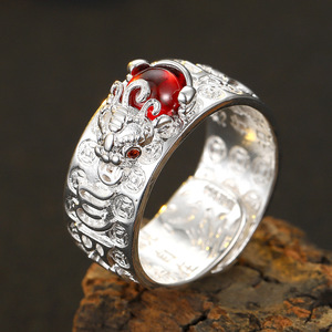<span class=keywords><strong>Anillo</strong></span> Ajustable de Aleación Chapado en Oro y Plata Antiguo con Amuleto <span class=keywords><strong>Pixiu</strong></span>, Símbolo Chino de la Suerte y la Riqueza <span class=keywords><strong>Feng</strong></span> <span class=keywords><strong>Shui</strong></span>, de Moda para Mujeres y Hombres - Product Image 3
