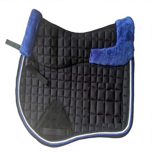 Servicio OEM, Almohadilla de Montura de Caballo Personalizada de Color Sólido, Forma Europea, Piel de Oveja, Material de Algodón para Salto, Alta Calidad, Duradera y Cómoda - Product Image 2