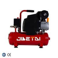 Compresseur d'air électrique portable 1HP 8BAR/115PSI, 124L/min, réservoir de 9L, idéal pour le gonflage, la peinture au pistolet et les outils pneumatiques