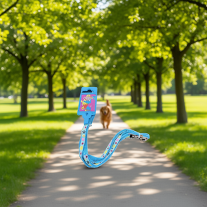 Guinzagli per Animali Domestici con Design di Impronte su Tessuto, Guinzaglio per Cani Unico ed Elegante - Product Image 2