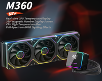 Gamer-X ARGB 240/360mm CPU eau de refroidissement fluide roulement faible bruit silencieux ventilateurs ARGB boucle personnalisée dissipateur thermique pour boîtier d'ordinateur de jeu