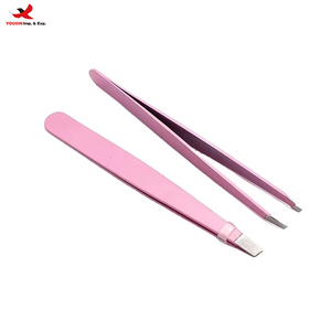 3 Days Fashion Makeup Beauty Tools Lash Beauty Painting Slant Eyelash Extension Eyebrow Tweezers GZ RTS Bulk Mixed Order - Product Image 1