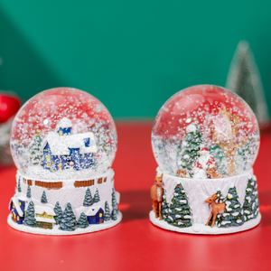 Personnalisé Noël Miniature <span class=keywords><strong>Village</strong></span> Verre Cristal <span class=keywords><strong>Boule</strong></span> À <span class=keywords><strong>Neige</strong></span> Résine Arbre <span class=keywords><strong>De</strong></span> Noël Père Noël Eau <span class=keywords><strong>Boule</strong></span> <span class=keywords><strong>De</strong></span> <span class=keywords><strong>Neige</strong></span> pour L'ornement <span class=keywords><strong>De</strong></span> Vacances - Product Image 1