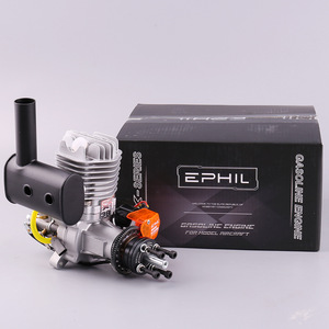 Motor de Gasolina EPHIL X-38cc-S PRO, Monocilíndrico, 2 Tiempos, Escape Lateral, para Aviones RC, Uso en Exteriores, Nivel Experto, Construcción Metálica - Product Image 2