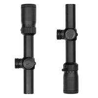 Lunette de chasse Bowei 1-8X24 LPVO SFP avec lentille optique HD, tube de 30 mm, viseur optique de chasse à illumination rouge
