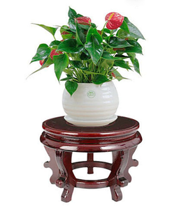 Supports d'exposition en bois de style chinois, faits à la <span class=keywords><strong>main</strong></span>, accessoires décoratifs pour vase oriental / support pour aquarium - Product Image 2