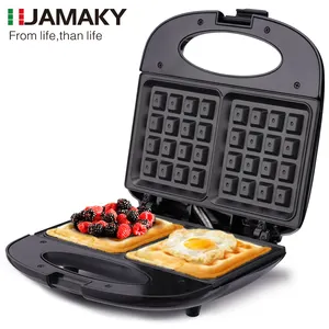 JAMAKY热卖华夫饼机早餐机220v电动不粘华夫饼机