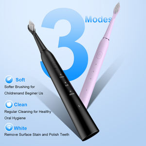 Logo personnalisable couleur IPX7 étanche USB type c charge sans fil longue durée de vie de la batterie brosse à dents électrique sonique intelligente M500 - Product Image 6