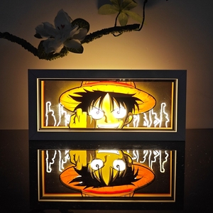 Lightbox Anime con Edward Elric da Fullmetal Alchemist, Decorazione per Sala Giochi, Ritagli di Carta da Fumetti, Luce Notturna LED - Product Image 2
