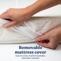 Certification OEKO Couvre-matelas de sécurité en polyester à mémoire de forme en mousse imperméable et anti-mouillage nocturne pour bébé