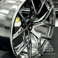 Jantes 722Auto Monoblock forgées chromées à rayons squelettiques concaves profonds 18 19 20 pouces 5x112 5x120 pour BMW M4 Mercedes AMG Audi RS5