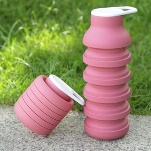 Taza Plegable de Silicona Creativa - Portátil, Delgada, para Viajes, Deportes, Ciclismo y <span class=keywords><strong>Camping</strong></span> - Product Image 2