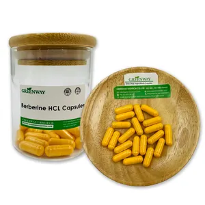 Greenway อาหารเสริม berberine HCl 500มก./60แคปซูล/ขวดแคปซูล Berberine