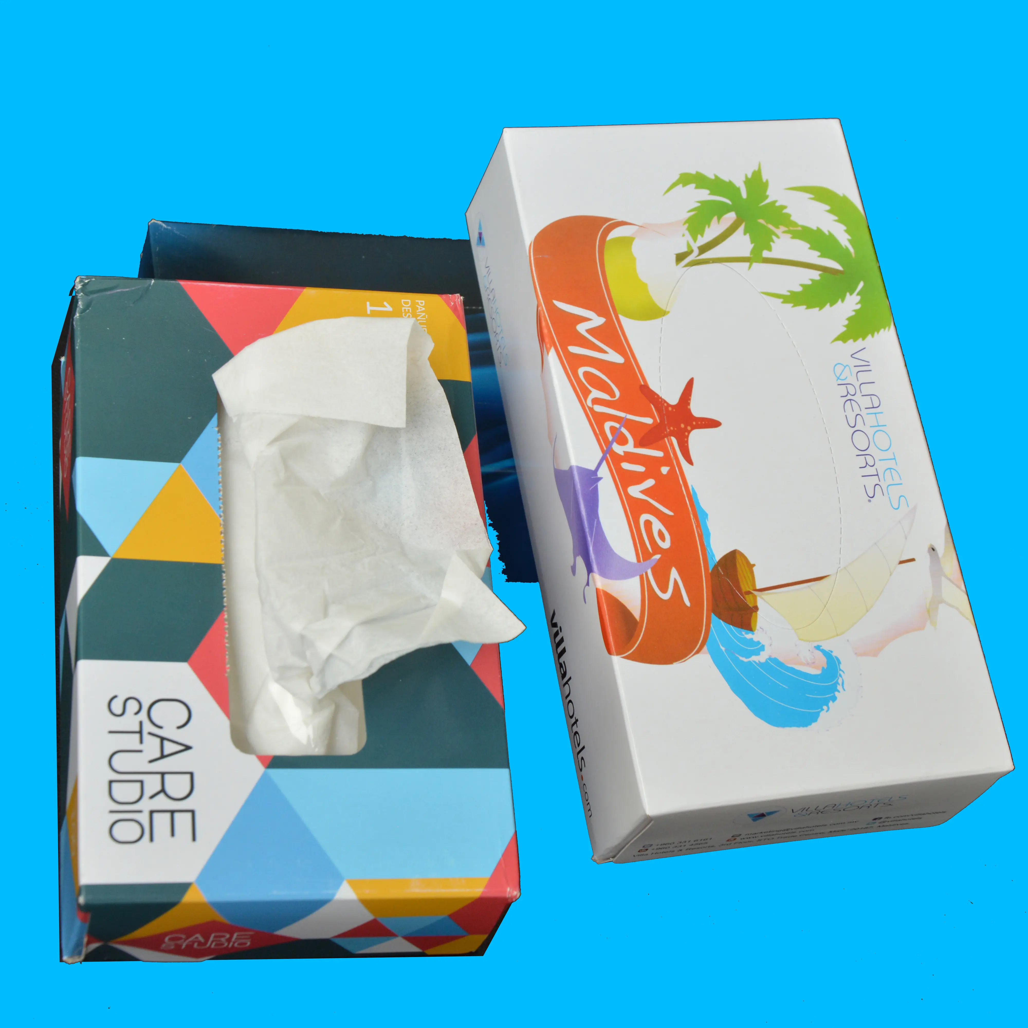 Facial 2Ply Weefsels Gezichtsreiniging Tissue Box Leverancier