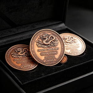 Offre Spéciale : Pièce de Monnaie Dragon en Cuivre Fin .999 (1 OZ) – Édition de Collection en Métal Gravé pour la Décoration et la Collection - Product Image 1