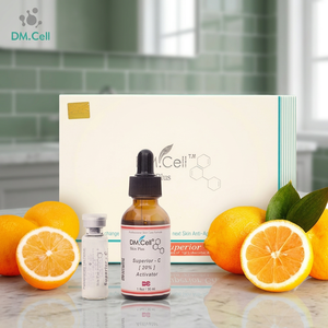 DM.CELL Sérum Ampoule Anti-rides et Éclaircissant à 20% de Vitamine C Supérieure, Anti-âge, à la Protéine de Soie - Kit Cosmétique Coréen K-Beauty - Product Image 3