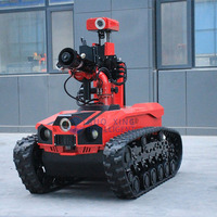 Robot de lutte contre l'incendie sur chenilles RXR-MC80BD RC Ex Proof IP67/IP65 étanche avec canon à eau de 80L/S et télécommande de 1000M