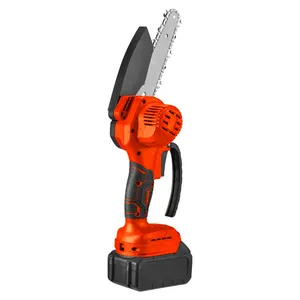 High Quality Small Lithium Mini Powered Chain Saw Battery-Operated Cordless Electric Chainsaw With Battery And Charger