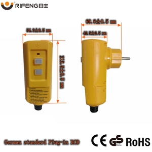 RIFENG Interruttore Differenziale Tedesco Standard UE con Protezione da Dispersione di Corrente (PRCD) Impermeabile IP54 10A/16A Industriale con Autotest 220V in Materiale PC per Uso Domestico - Product Image 6
