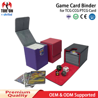 Boîte de Rangement Durable et Écologique pour Cartes de Jeu 100+, Deck de Cartes de Collection, Personnalisable et Portable pour Jeux de Table et Jeux de Société