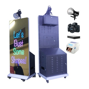 Automatic 76 Inch Magic New Year Mirror <b>Camera</b> and Printer Large LCD Screen Selfie Mirror Photo Booth for Events - Product Image 1