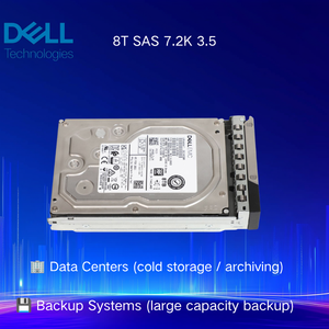 ฮาร์ดดิสก์ Dell Server ขนาด 8TB SAS 7.2K 3.5 นิ้ว แบบ Hot Swap สำหรับเซิร์ฟเวอร์ Dell PowerEdge และระบบจัดเก็บข้อมูล R750 R760 R660 R450 R470 R260 R360 - Product Image 3