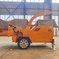 6130 KEMI Bosbouw Houtafval & Takkenversnipperaar 2T/H Capaciteit 15cm Max Diameter