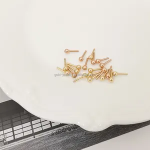 14K AU585 Goud Accessoire Oorbel Post Real Geel Goud Fijne Sieraden Bevindingen Schroef Earring Back