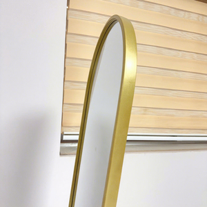 <span class=keywords><strong>Specchio</strong></span> da Terra Ovale Girevole di Lusso <span class=keywords><strong>con</strong></span> <span class=keywords><strong>Cornice</strong></span> in Metallo Dorato, Design Moderno e Durevole per Arredamento Casa - Product Image 4