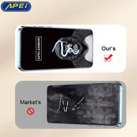 APEI pour iPhone 17 16 15 – Protection d'écran en verre trempé électroplaqué, anti-poussière, anti-espion, film protecteur HD pleine surface pour téléphone