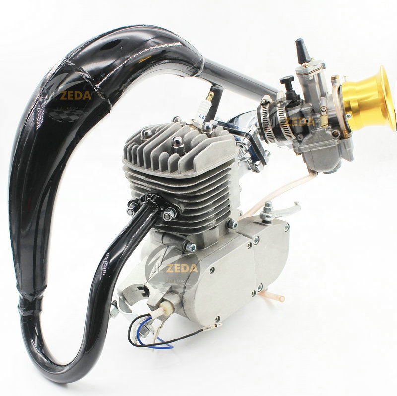 热销燃气dio 80cc汽油自行车电机2冲程自行车发动机套件80cc/yd100为