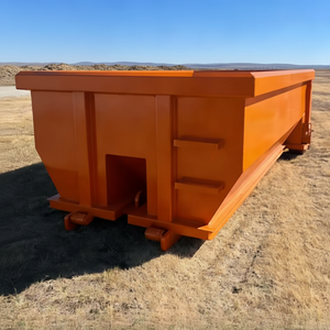 直销定制翻转式垃圾箱 耐用高负载焊接钢制垃圾清运箱 - Product Image 2