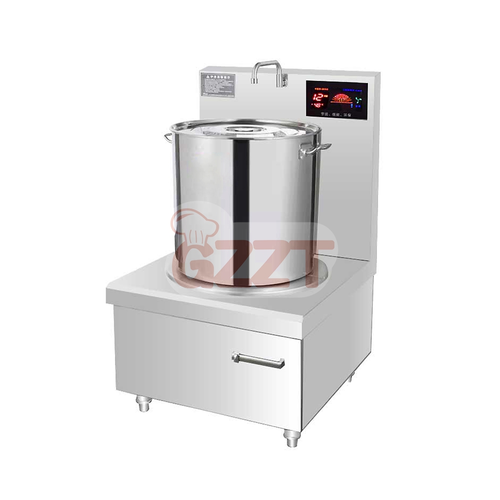 Kompor Memasak Sup Induksi Diameter Pot 500Mm Dijual Kompor Tanam Induksi 15KW Penjualan Terbaik Pot Sup Tinggi Komersial