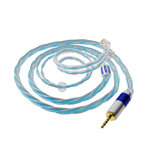 ND D2 Versilberte Upgrade-Kabelkopfhörer Abnehmbares Kabel 2,5 4,4MM 2PIN HIFI Kopfhörerkabel Blau DD3 KZ <span class=keywords><strong>CCA</strong></span> EDX PRO ZSN <span class=keywords><strong>C12</strong></span> CRA - Product Image 2