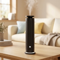 Diffuseur d'arômes électrique en plastique avec télécommande, éclairage LED, ambiance cosy, parfum personnalisé, huile parfumée