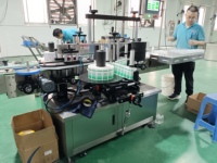 Ligne de remplissage automatique de lotion à haute efficacité, entraînée électriquement, contrôlée par PLC, pour bouteilles en plastique