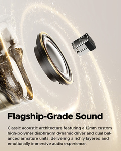 Soundpeats Tai nghe TWS điều khiển cảm ứng trong suốt H3 Tai nghe ENC ANC Tai nghe nhét tai không dây thực sự Bt5.4 kèm hộp sạc - Product Image 4